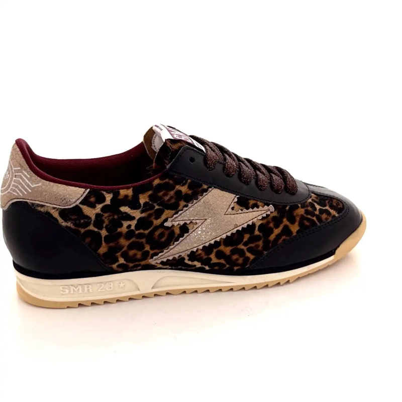 Semerdjian Joyce C475 Lær Brun Gull Léo Ivoire Chaussures