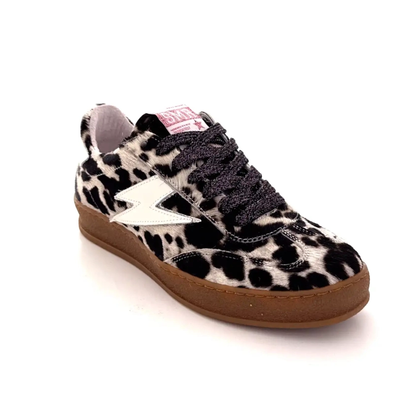 Semerdjian Risy C283 Cuir Poulain Vache Noir Ivoire Chaussures