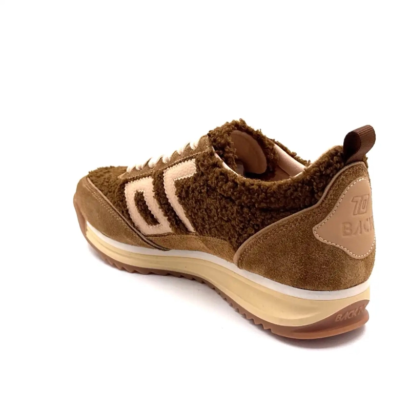 Back70 108009 Mocka Textil Brun Ivoire Chaussures