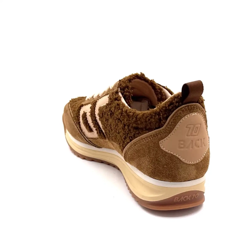 Back70 108009 Mocka Textil Brun Ivoire Chaussures