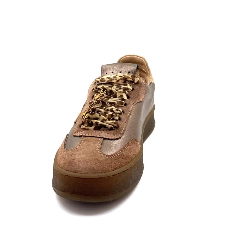 Méliné 525 M-Sbt Cuir Bronze Taupe Ivoire Chaussures