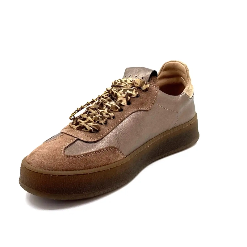 Méliné 525 M-Sbt Cuir Bronze Taupe Ivoire Chaussures