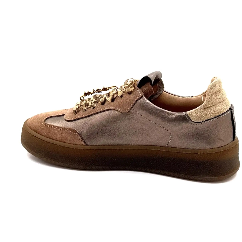 Méliné 525 M-Sbt Cuir Bronze Taupe Ivoire Chaussures