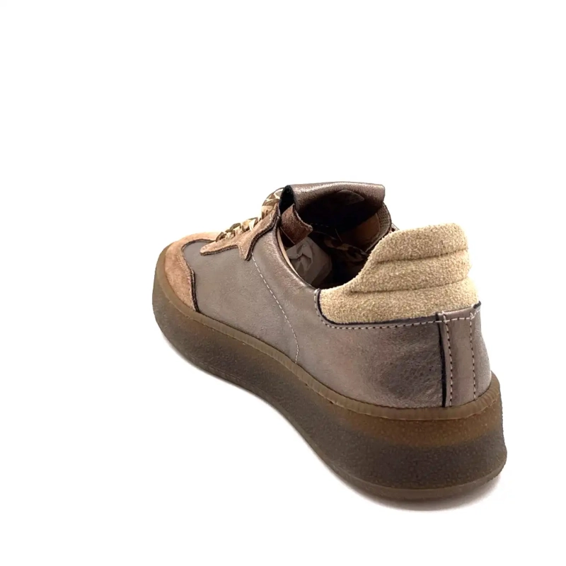 Méliné 525 M-Sbt Cuir Bronze Taupe Ivoire Chaussures