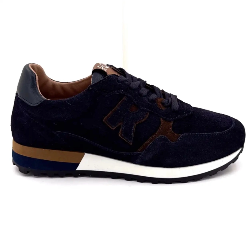 Reqins Mania Wildleder Marineblau Ivoire Chaussures