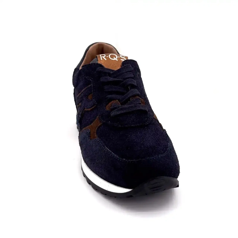 Reqins Mania Σουέτ Μπλε Ivoire Chaussures