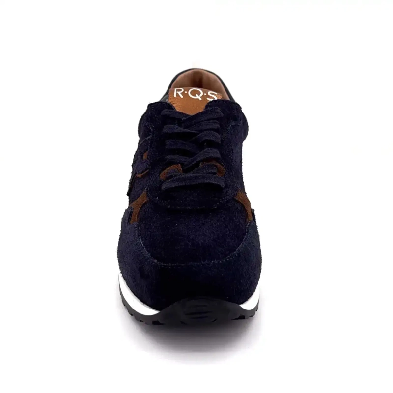 Reqins Mania velúr sötétkék Ivoire Chaussures