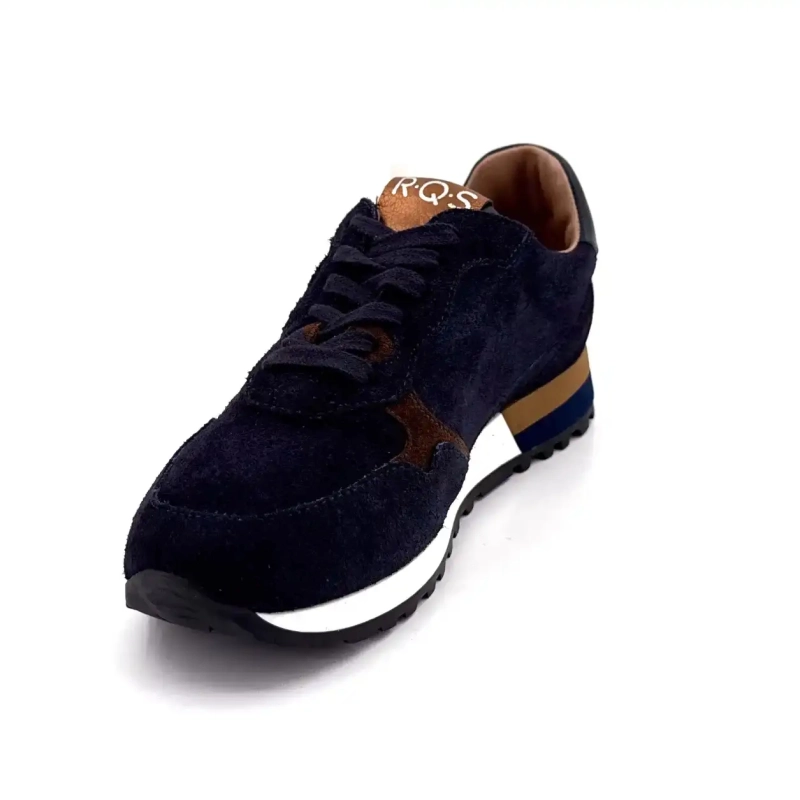 Reqins Mania Semsket Marineblå Ivoire Chaussures