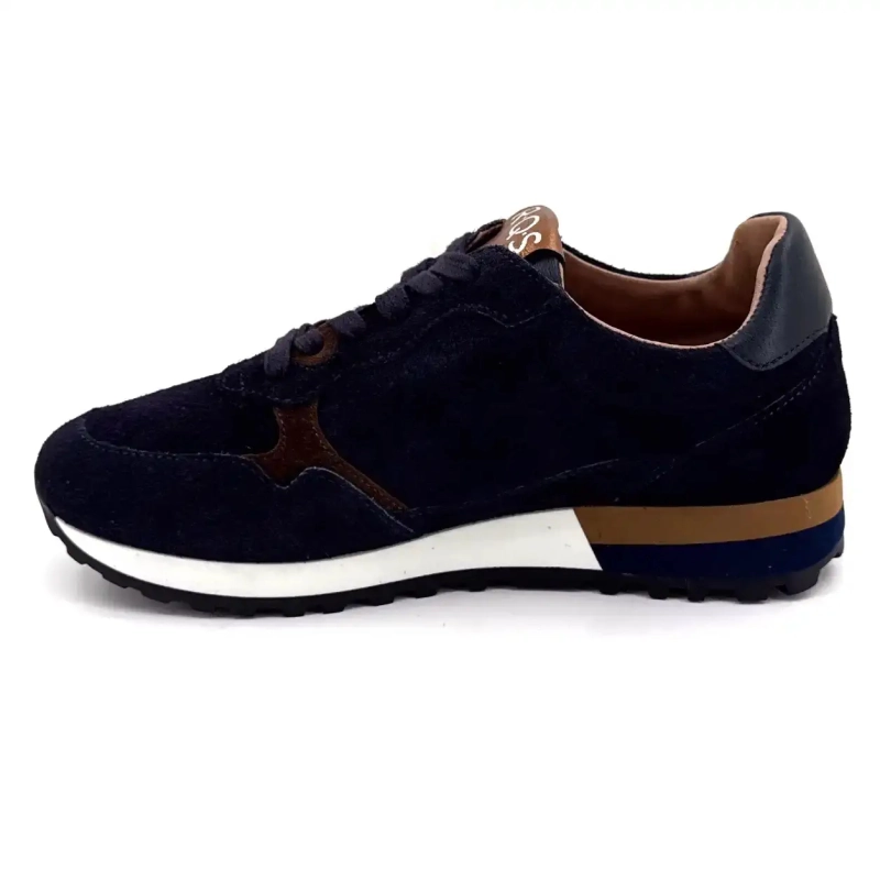 Reqins Mania velúr sötétkék Ivoire Chaussures