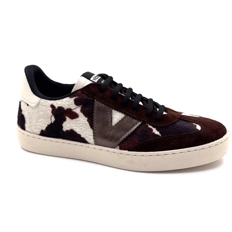 Victoria 1126224 Bruin suède koeienprint Ivoire Chaussures