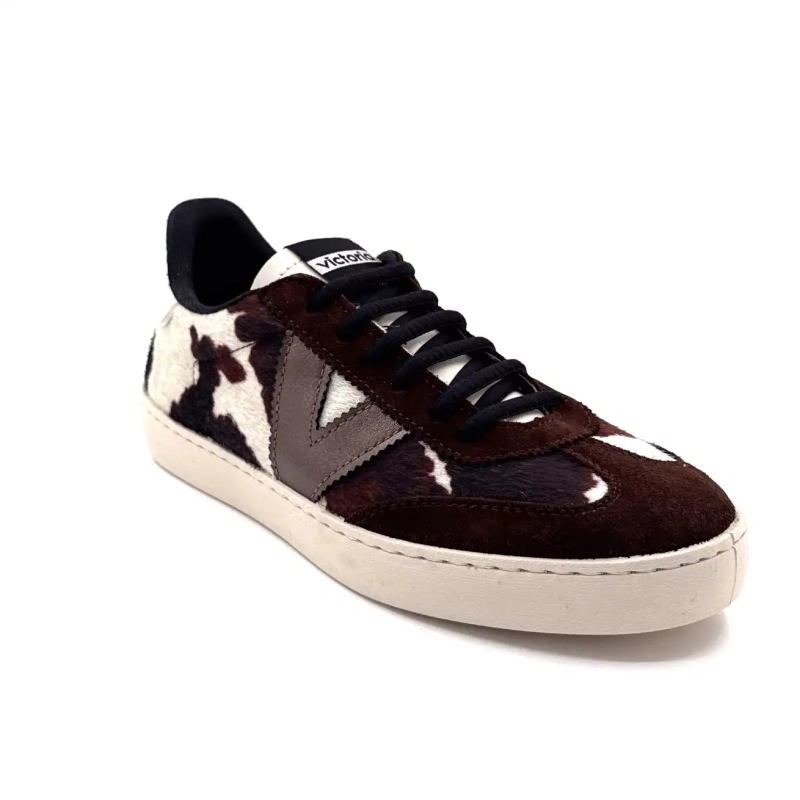 Victoria 1126224 Bruin suède koeienprint Ivoire Chaussures