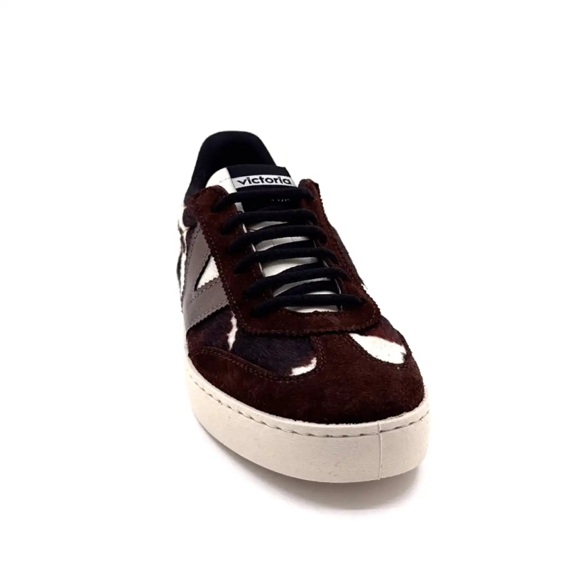 Victoria 1126224 Barna velúr tehénmintás Ivoire Chaussures