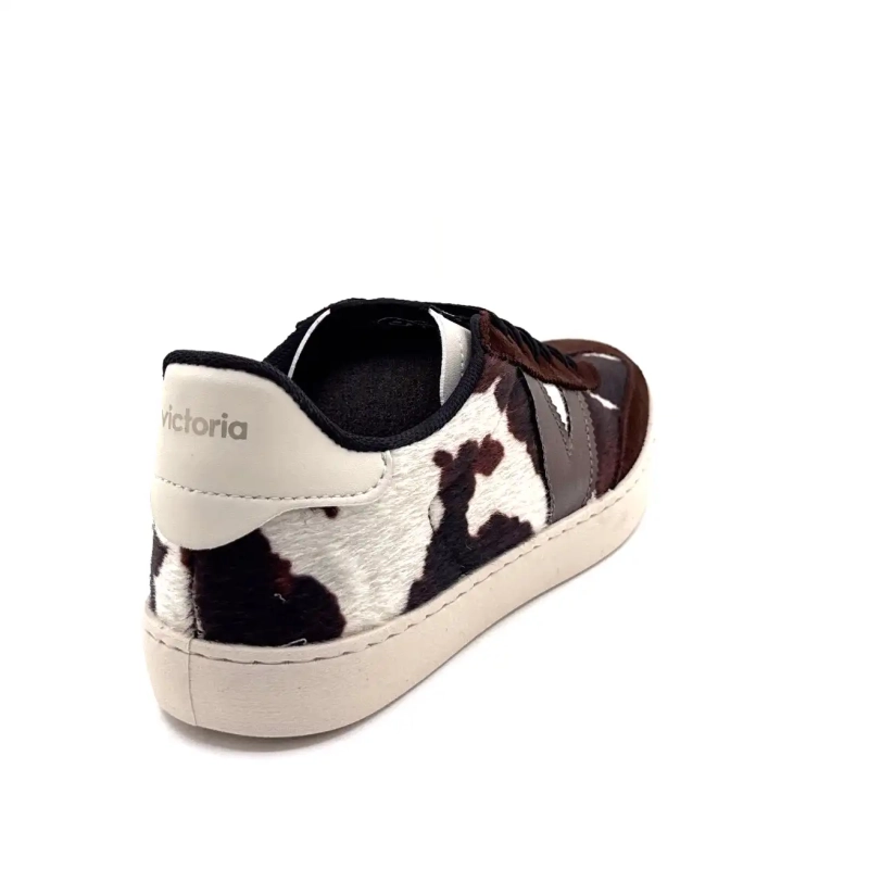 Victoria 1126224 Brun Mocka Ko Mönster Ivoire Chaussures