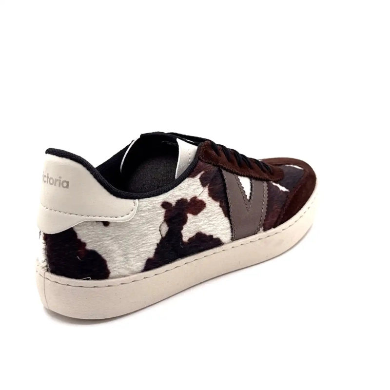 Victoria 1126224 Brun Mocka Ko Mönster Ivoire Chaussures