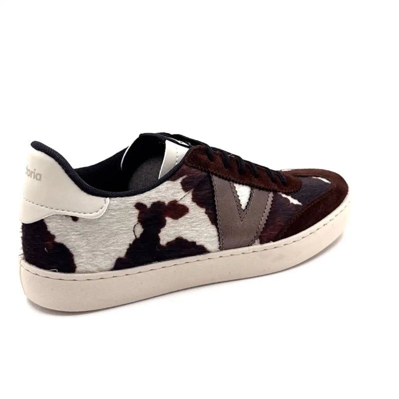 Victoria 1126224 Brown Suede Cow Print Ivoire Chaussures