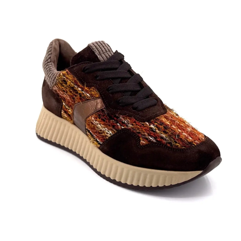 Softwaves 8.95.20 Mocka Textil Brun Orange Ivoire Chaussures