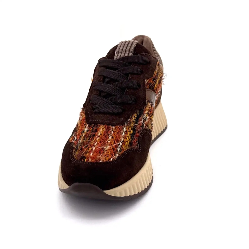 Softwaves 8.95.20 Wildleder Textil Braun Orange Ivoire Chaussures