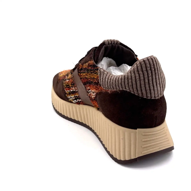 Softwaves 8.95.20 Suede Textil Maro Portocaliu Ivoire Chaussures