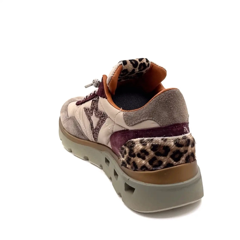 Cetti 1259 Sra XL Mocka Taupe Bordeaux & Leo Ivoire Chaussures