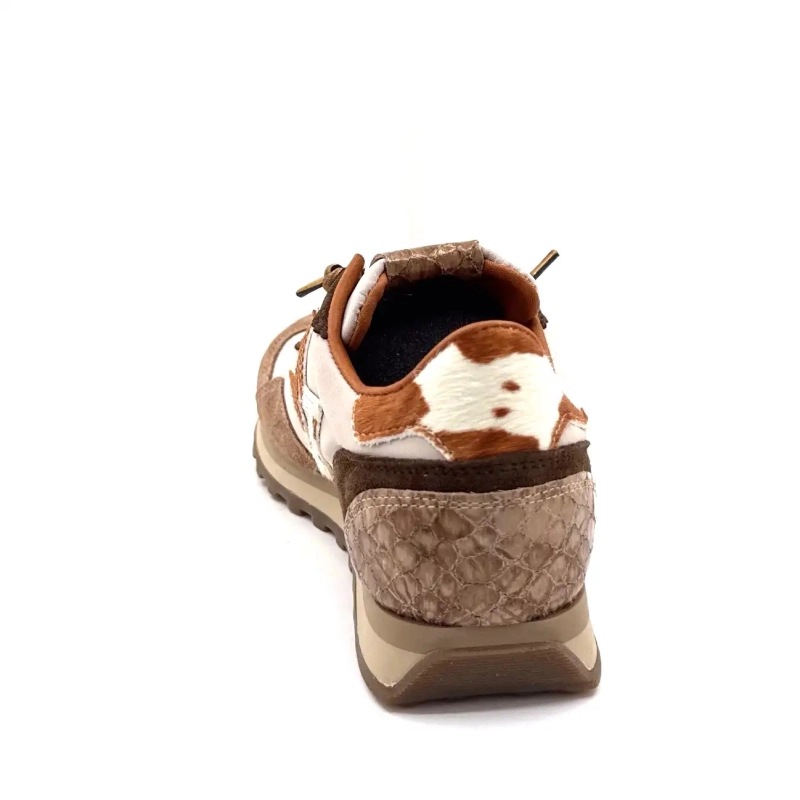 Cetti 1259 Sra Textil Beige Wildleder Taupe & Braun Ivoire Chaussures