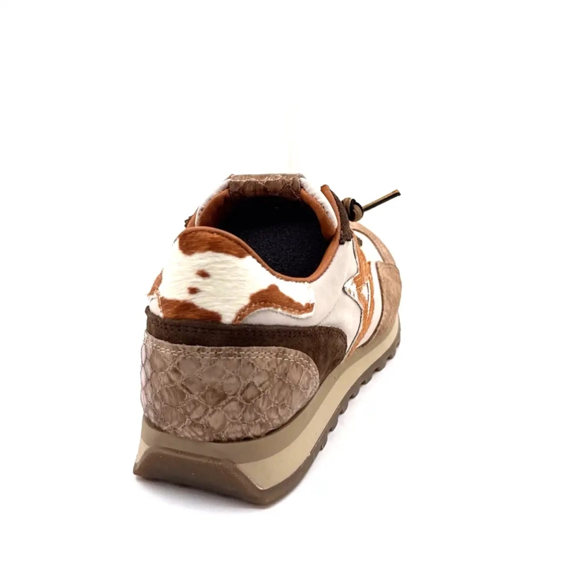 Cetti 1259 Sra Textile Beige Suede Taupe & Brown Ivoire Chaussures