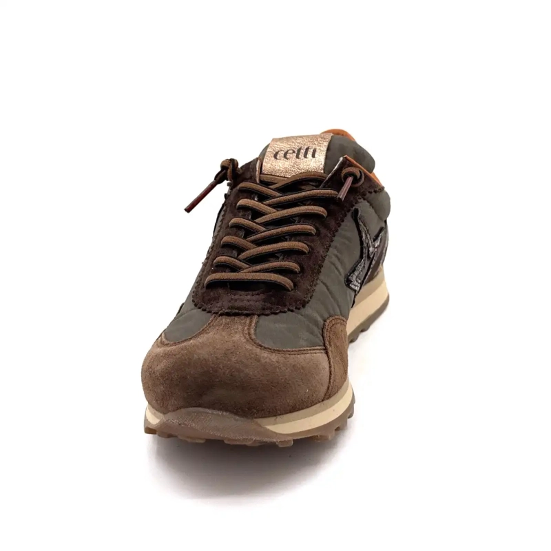 Cetti 1259 Textil Cacao y Ante Café Leo y Oro Ivoire Chaussures