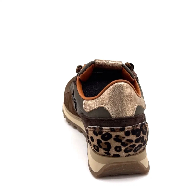 Cetti 1259 Tekstil Kakao & Semsket Kaffe Leo & Gull Ivoire Chaussures