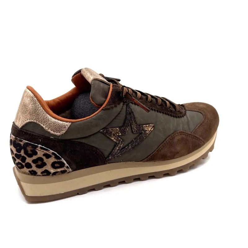 Cetti 1259 Textil Cacao y Ante Café Leo y Oro Ivoire Chaussures