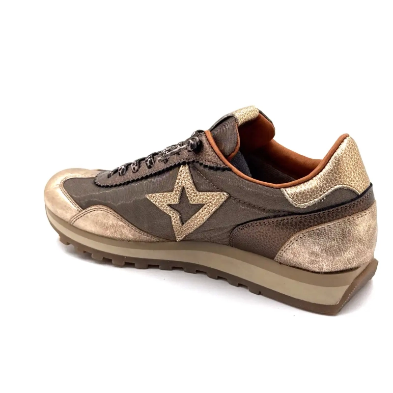Cetti 1259 Sra Tekstylny Brąz Skóra Złoto Ivoire Chaussures