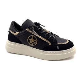 Cetti C1259 Daim Gris Beige & Textile Blanc Ivoire Chaussures