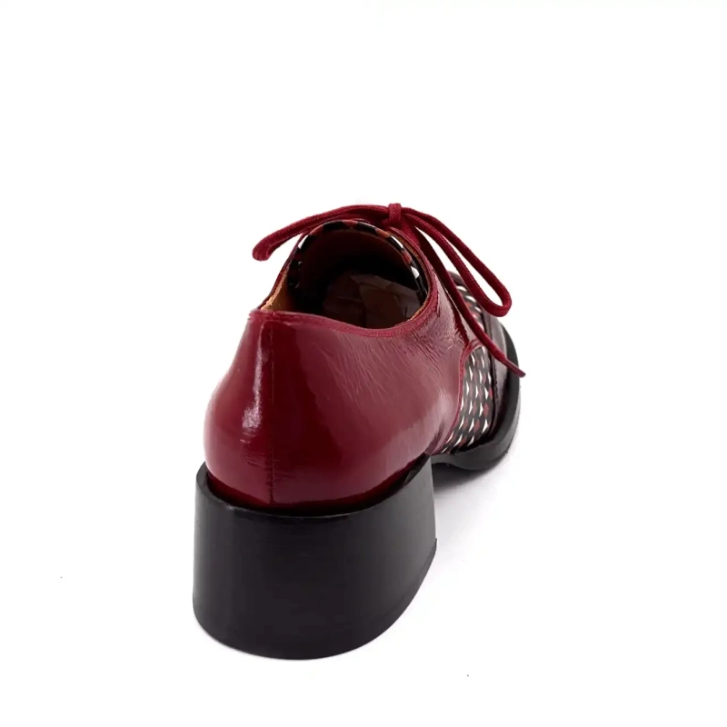 Chie Mihara Zuanda Bordeauxrød Laklæder Ivoire Chaussures