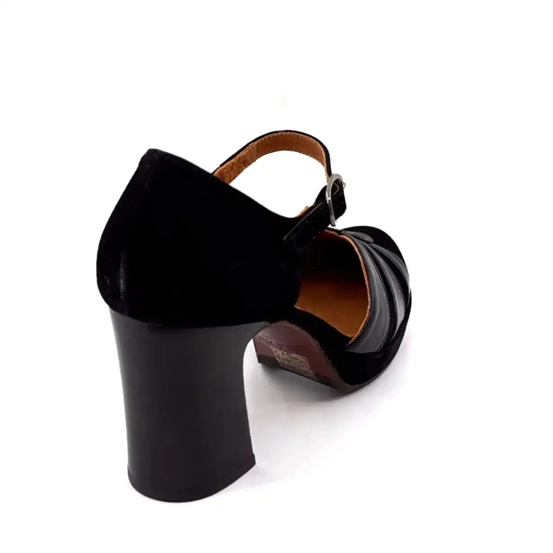 Chie Mihara Devi-C Cuero Negro Ivoire Chaussures