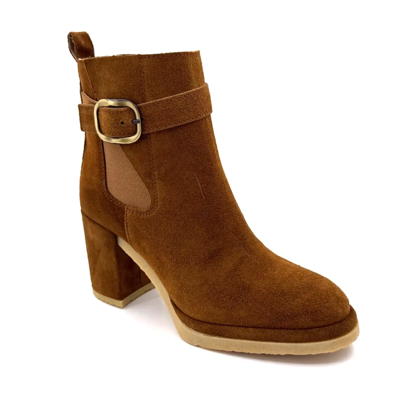 Alpe 5516-11 Suède Leer Ivoire Chaussures