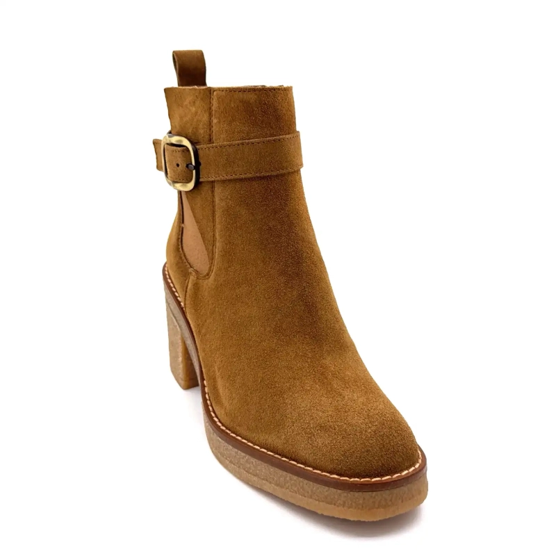 Alpe 5465-11 Skóra zamszowa Ivoire Chaussures