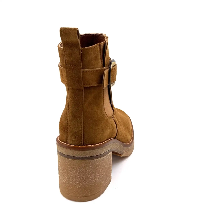 Alpe 5465-11 Suede Leather Ivoire Chaussures