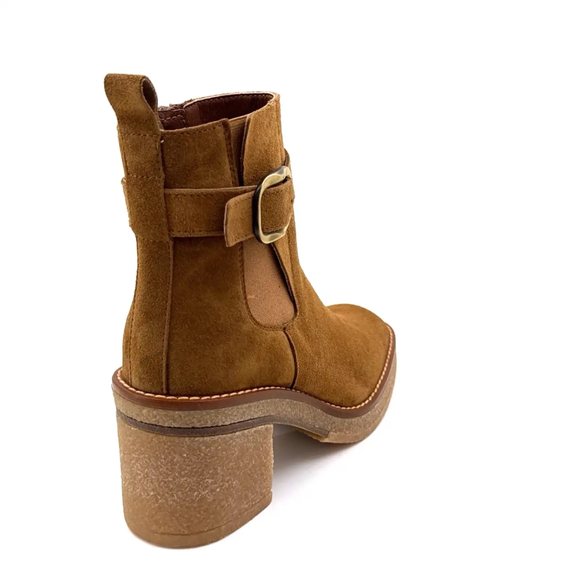 Alpe 5465-11 Piele întoarsă Ivoire Chaussures