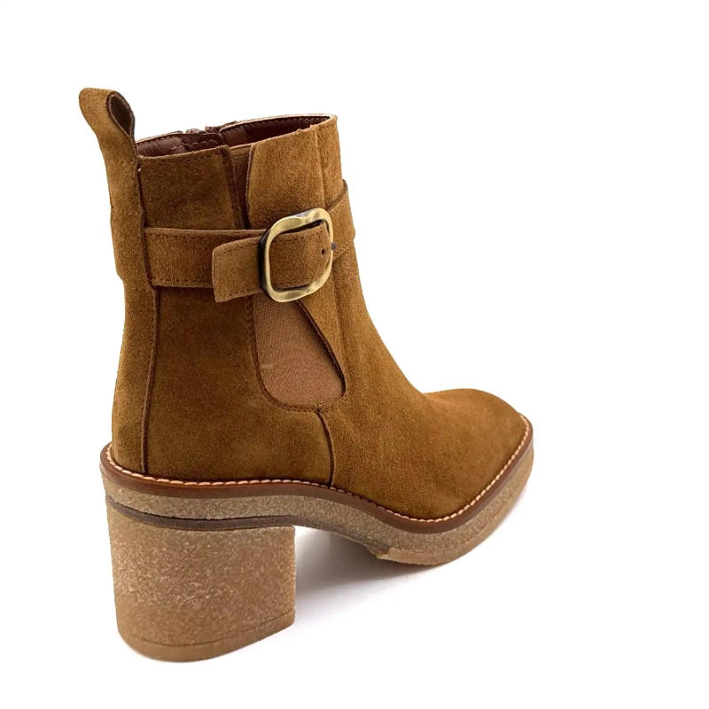 Alpe 5465-11 Suède Leer Ivoire Chaussures