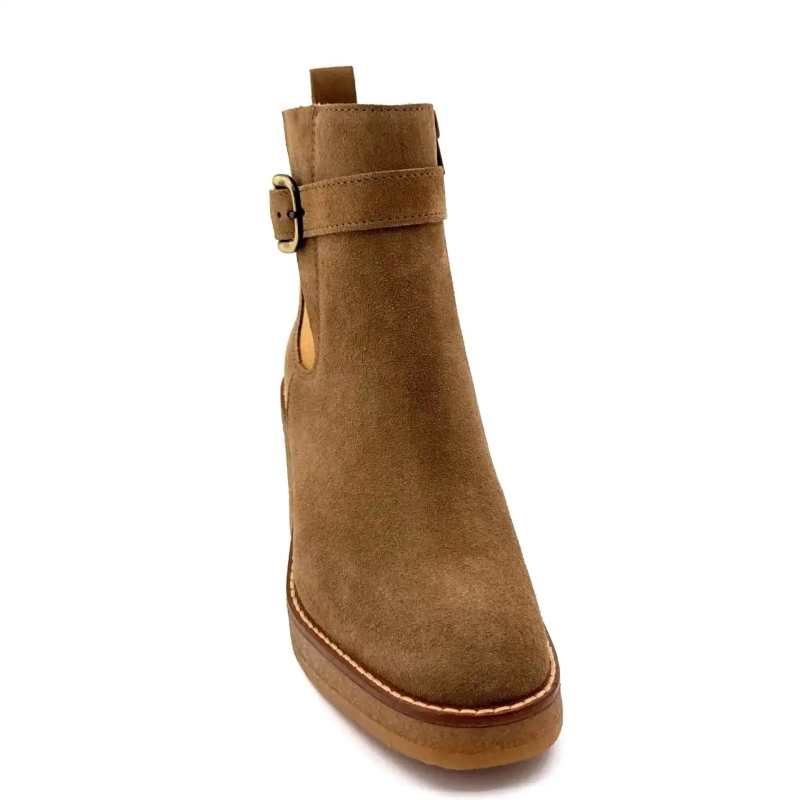 Alpe 5465-11 Ταμπά Σουέτ Ivoire Chaussures