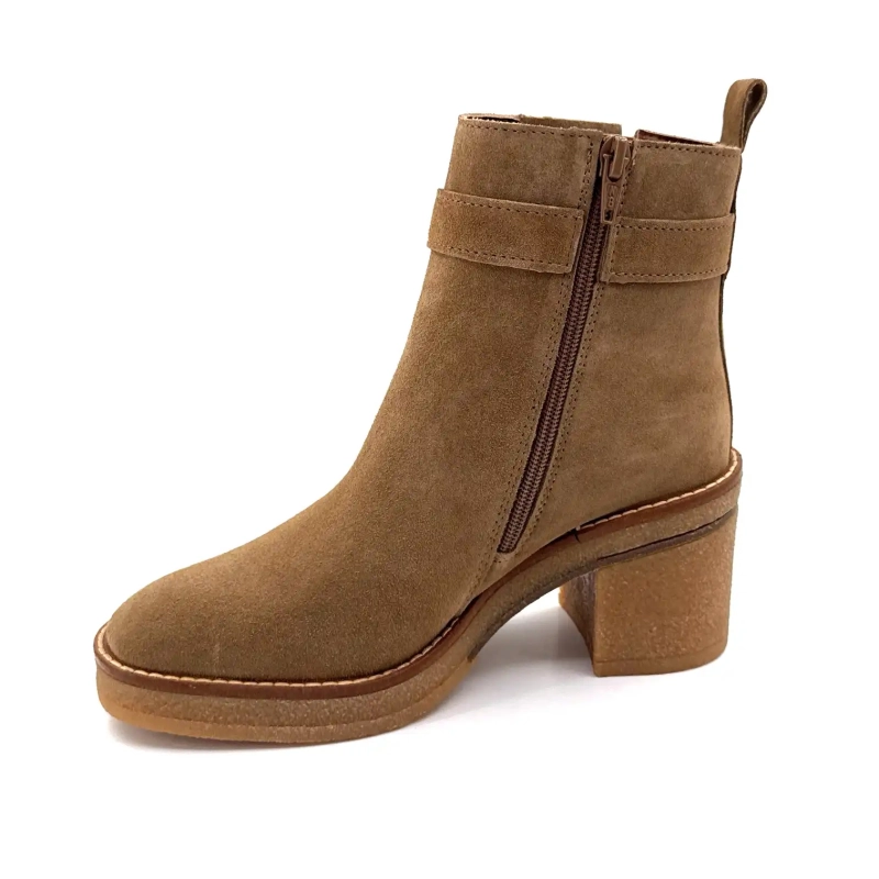 Alpe 5465-11 Taupe Suède Ivoire Chaussures