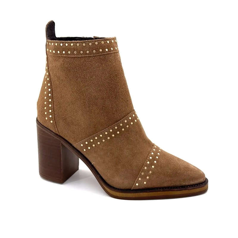 Alpe 5449-11 Ante Taupe con Tachuelas Ivoire Chaussures