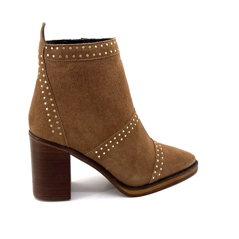 Alpe 5449-11 Ταμπά Σουέτ με Τρουκς Ivoire Chaussures