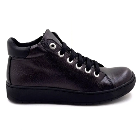 Chacal 7335 Cuero Negro Brillante Ivoire Chaussures