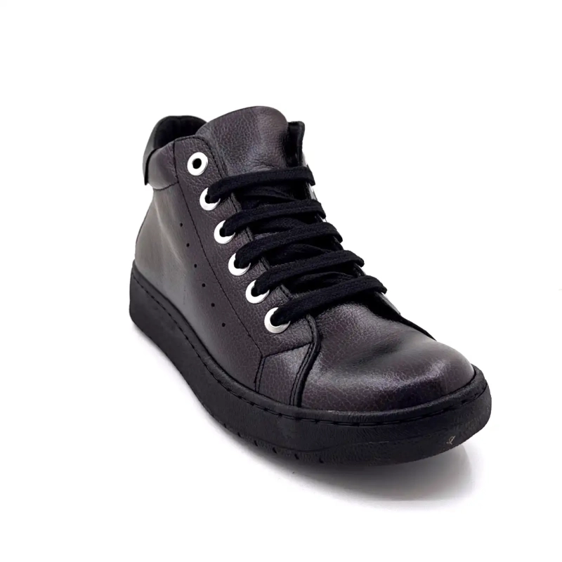 Chacal 7335 Piele neagră lucioasă Ivoire Chaussures