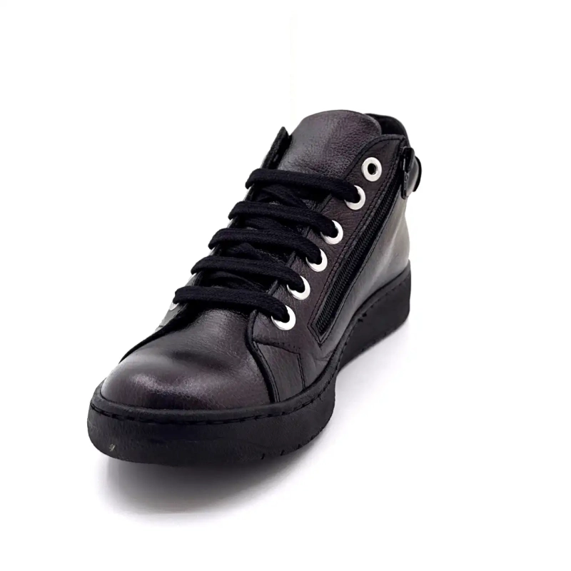 Chacal 7335 glanzend zwart leer Ivoire Chaussures