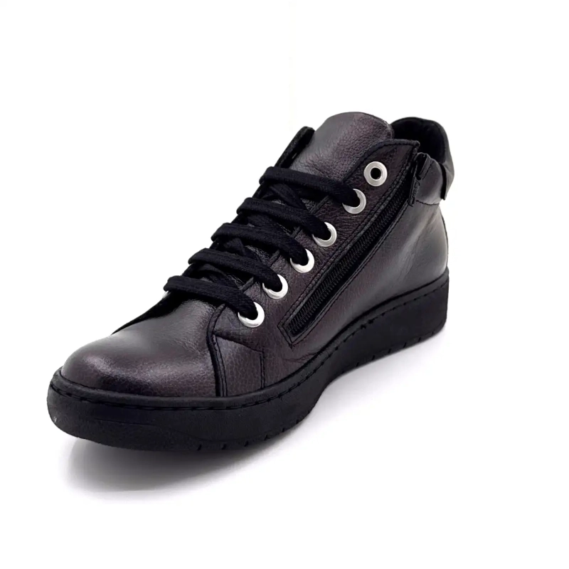Chacal 7335 Couro Preto Brilhante Ivoire Chaussures