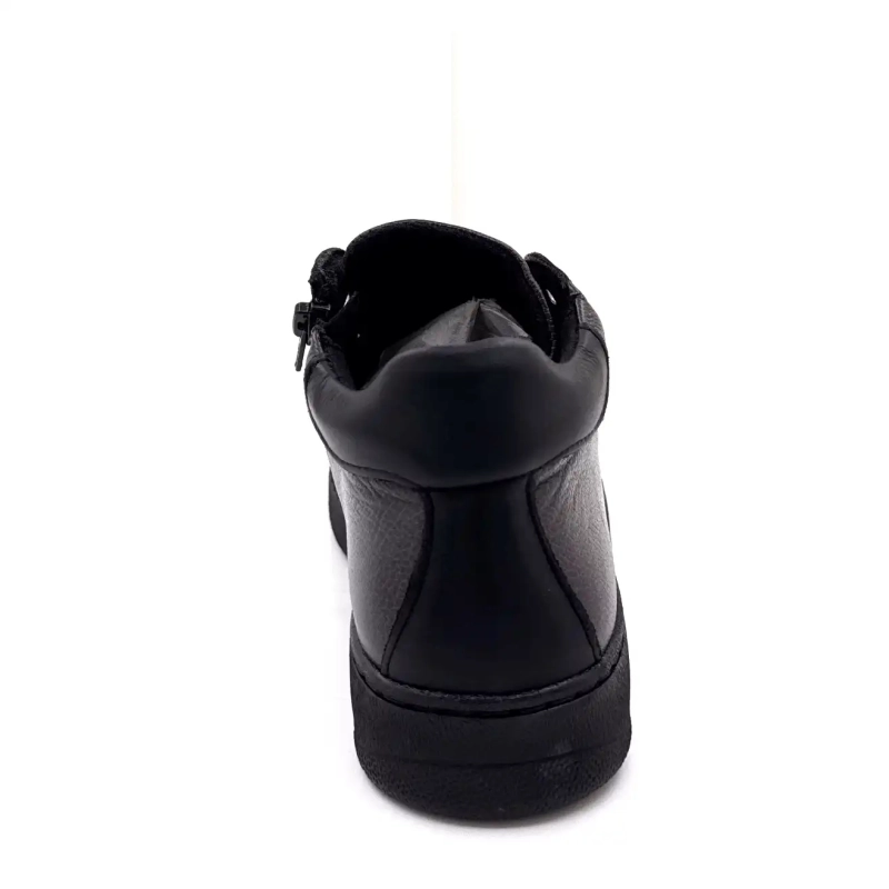 Chacal 7335 Γυαλιστερό Μαύρο Δέρμα Ivoire Chaussures