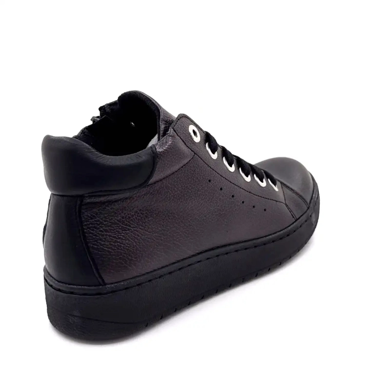 Chacal 7335 Błyszcząca czarna skóra Ivoire Chaussures