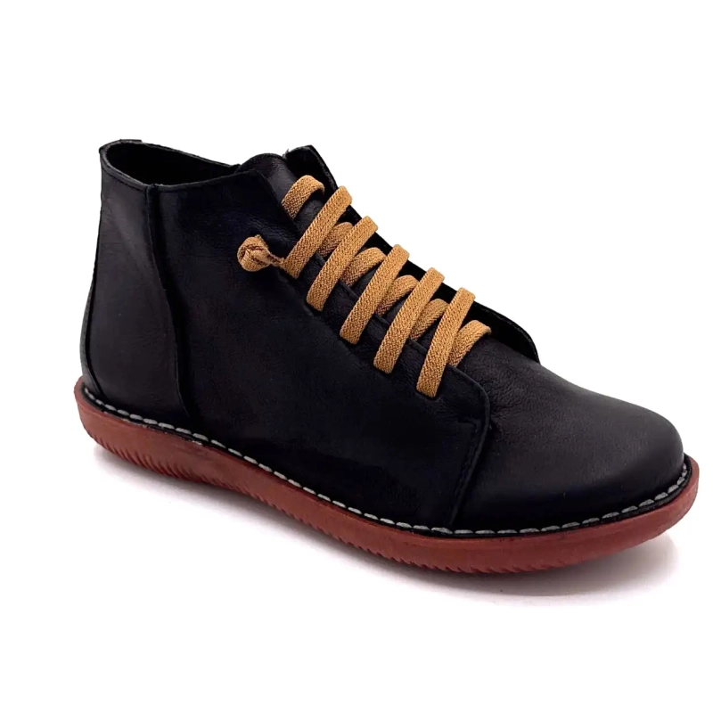 Chacal 7210 R Cuir Noir Ivoire Chaussures