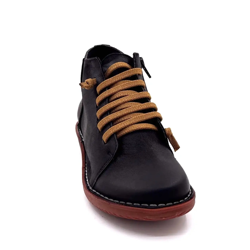 Chacal 7210 R Black Leather Ivoire Chaussures