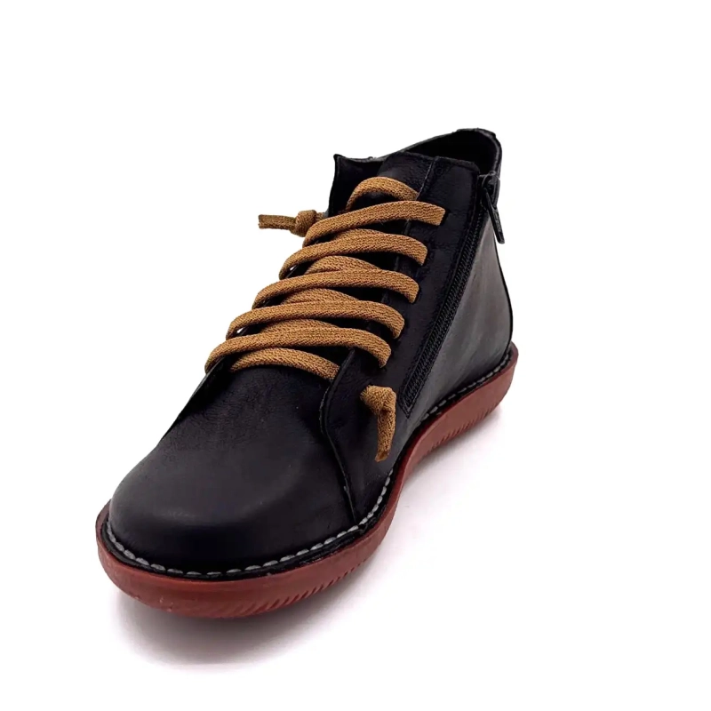 Chacal 7210 R Cuir Noir Ivoire Chaussures